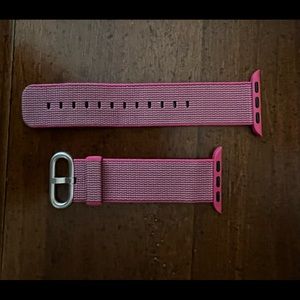 Apple 38mm Pink nylon woven band